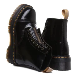 Veganske Sinclair Black Platform Støvler