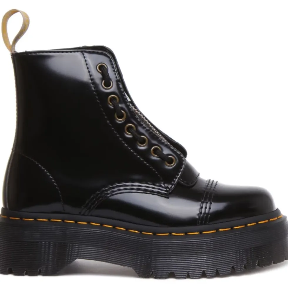 Veganske Sinclair Black Platform Støvler