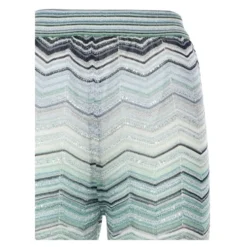 Vide Chevron Lamé Viscose Bukser med Pailletter