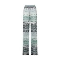Vide Chevron Lamé Viscose Bukser med Pailletter