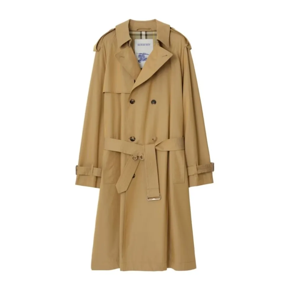 Vintage Check Beige Frakke