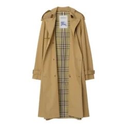 Vintage Check Beige Frakke