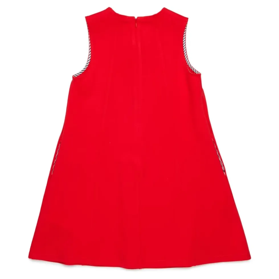 Viscose-Blend Ærmeløs Kjole
