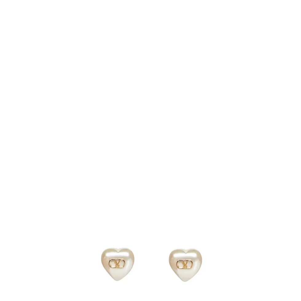 VLogo Heart Earrings