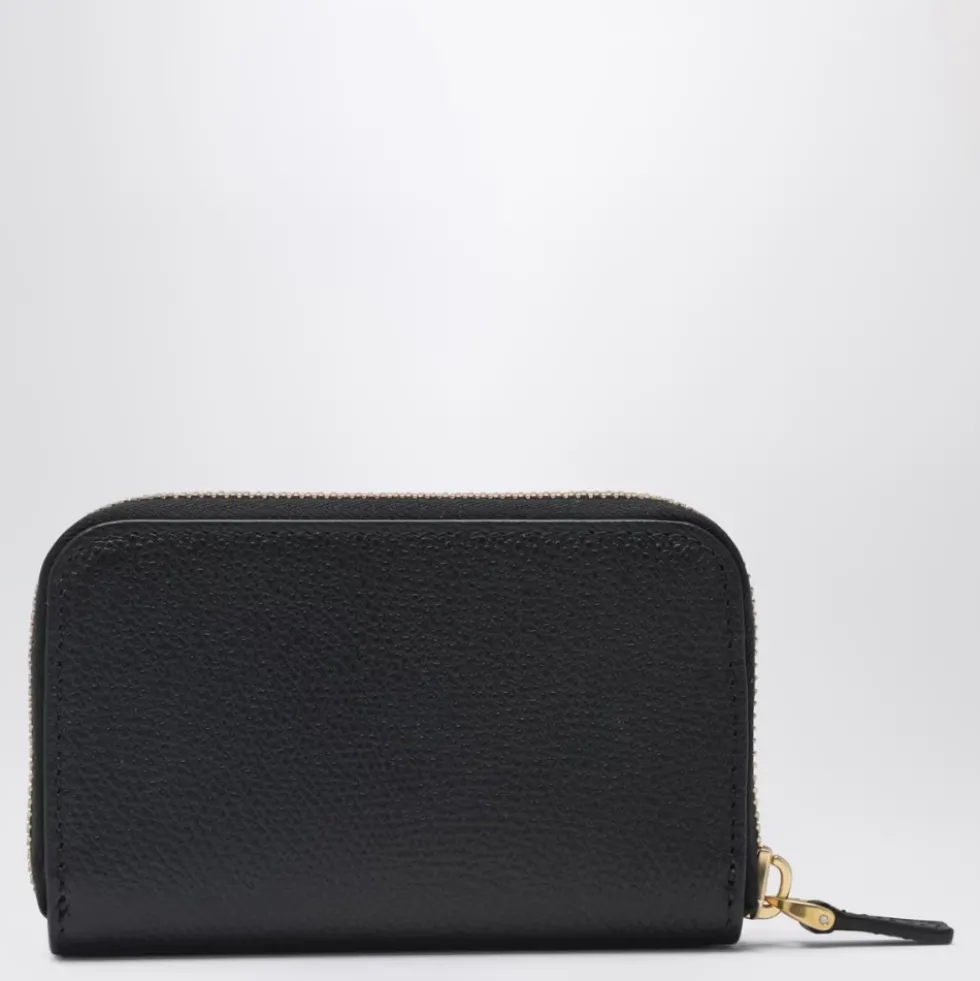 VLogo Signature Mini Zip Around Wallet
