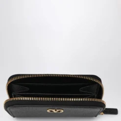 VLogo Signature Mini Zip Around Wallet