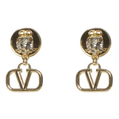 VLogo Signature Øreringe med Swarovski Krystaller
