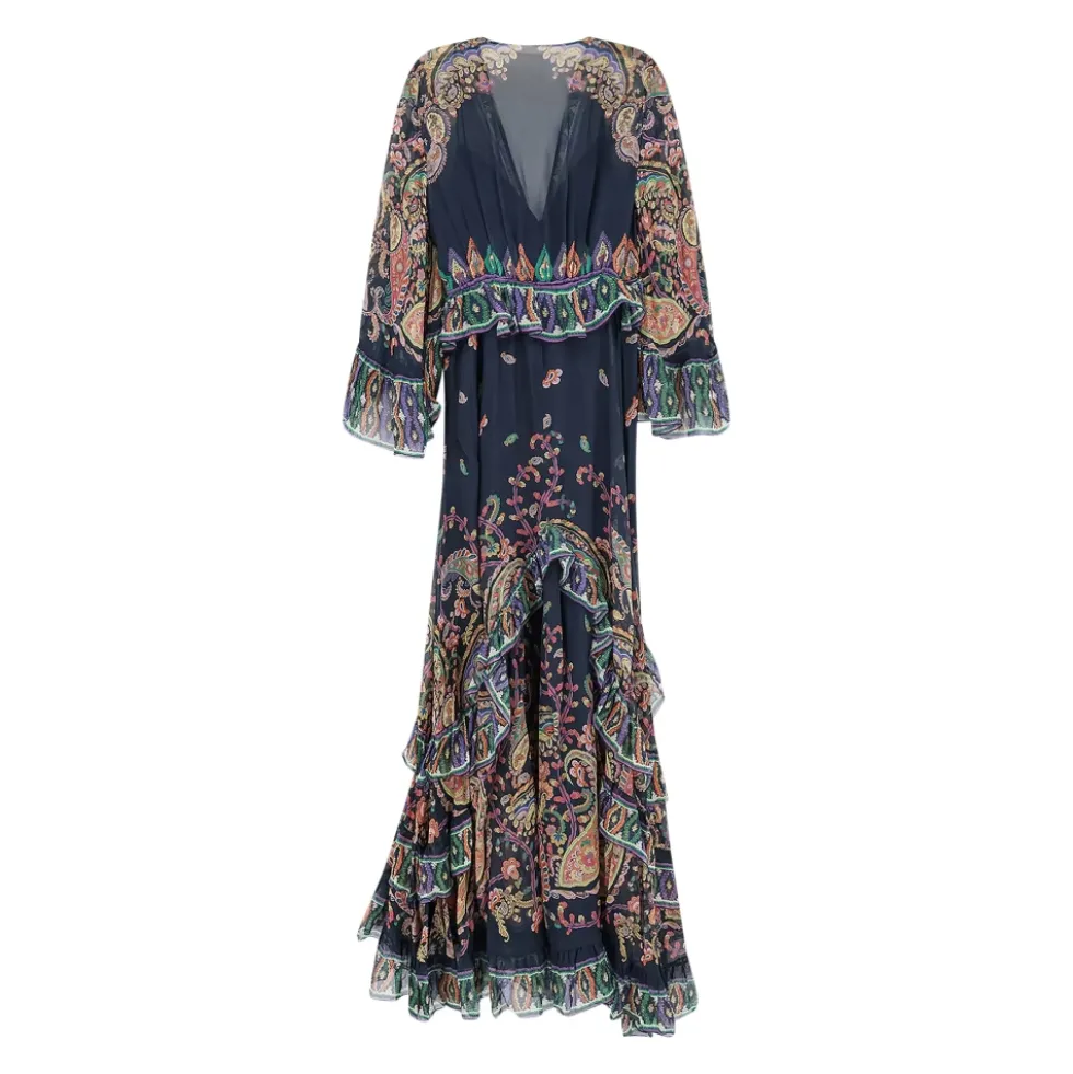 V-neck Maxi Kjole