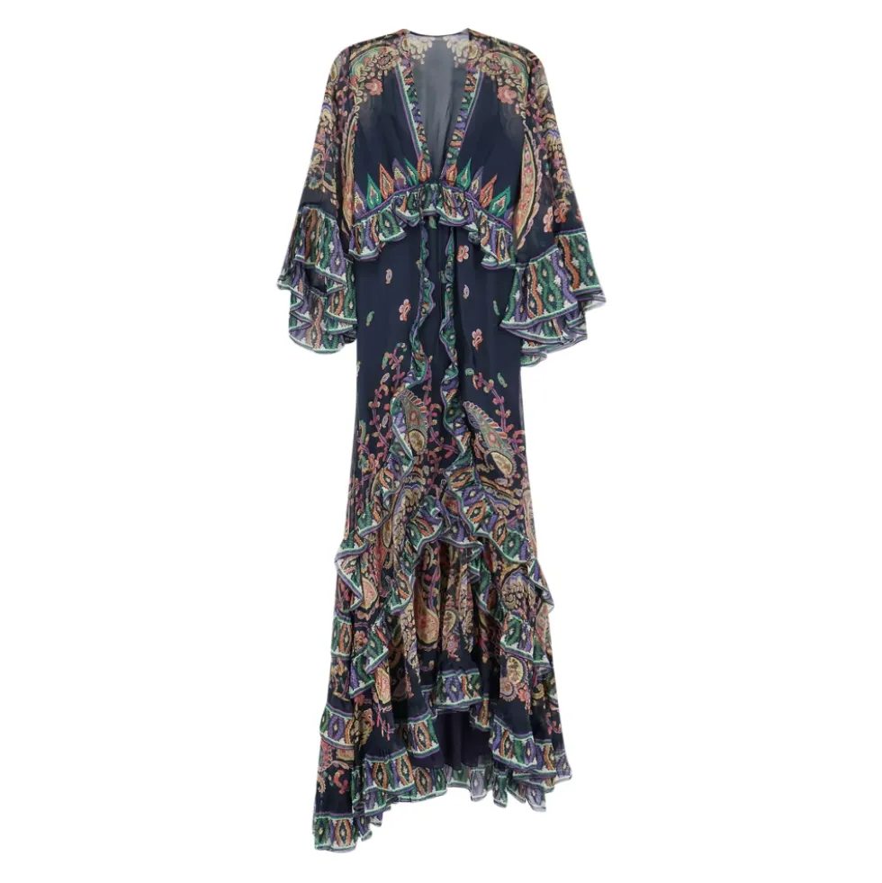 V-neck Maxi Kjole