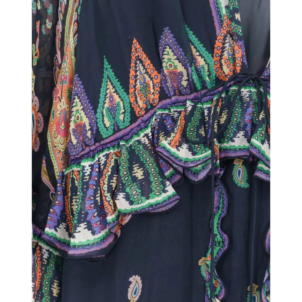 V-neck Maxi Kjole