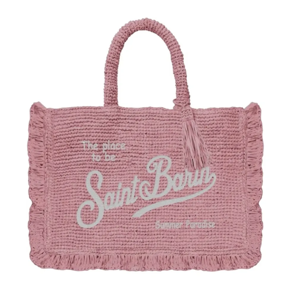 Volant Raffia Bag