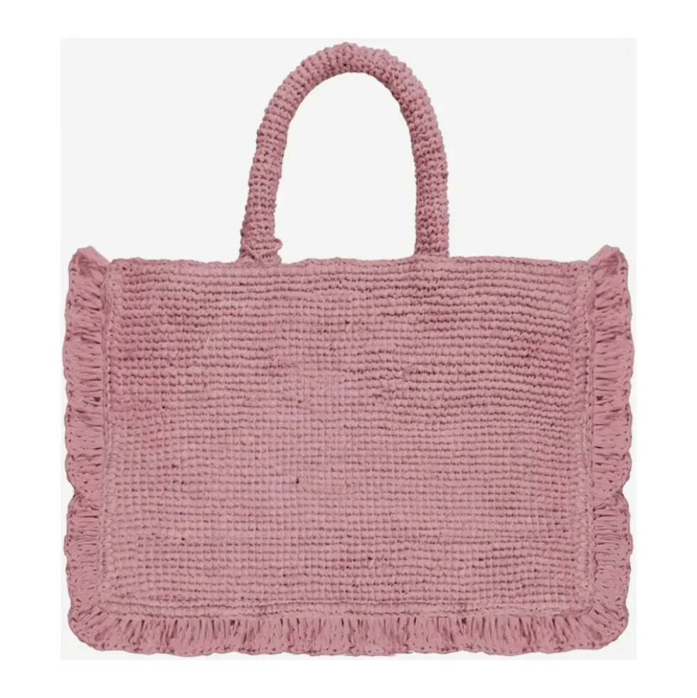 Volant Raffia Bag