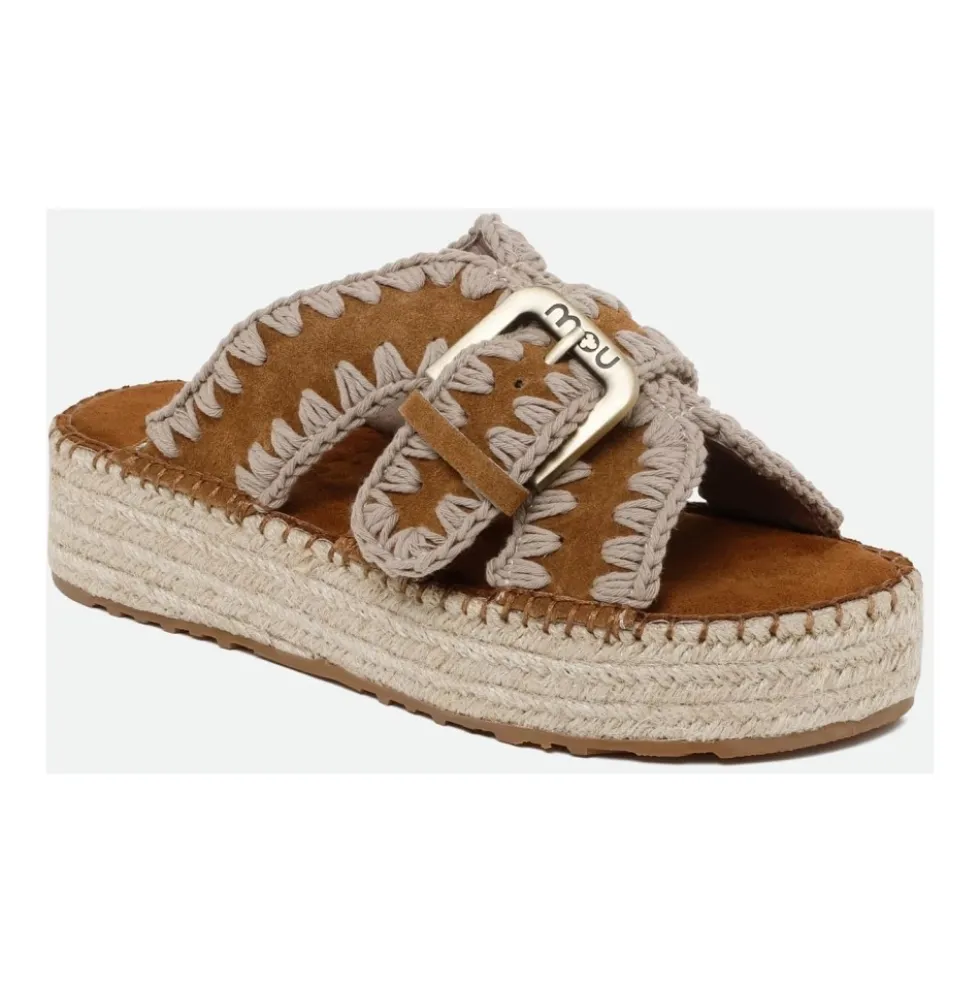 Vævede Platforms Sandaler