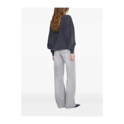 Washed Crew Neck Sweatshirt