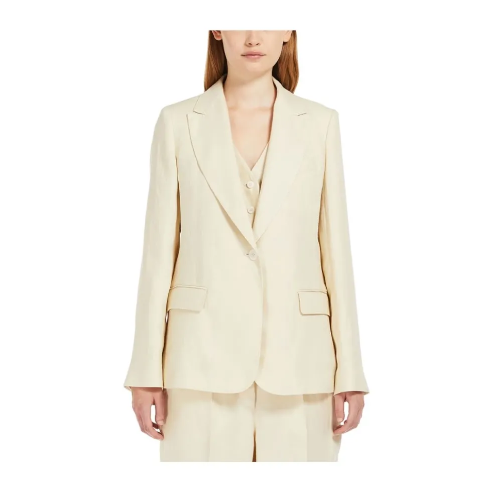 Washed Linen Blazer