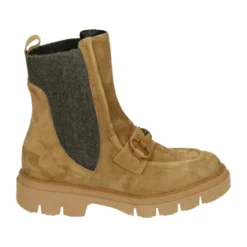 Western stil cognac ruskind støvle