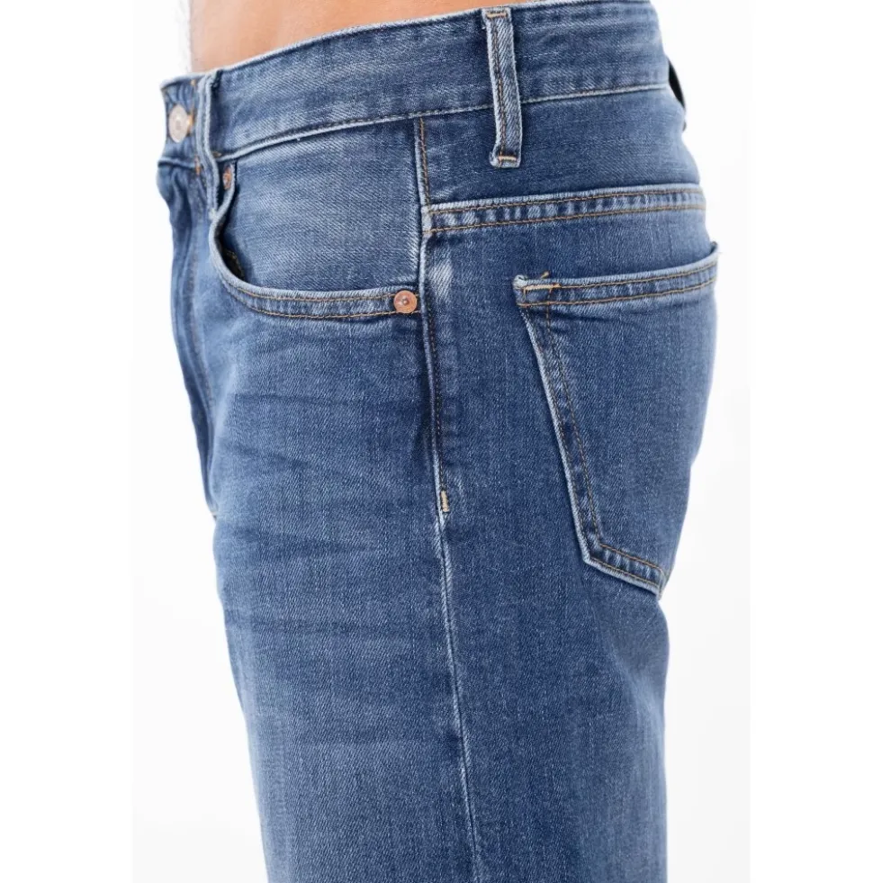 Wise Vintage Wash Straight Jeans