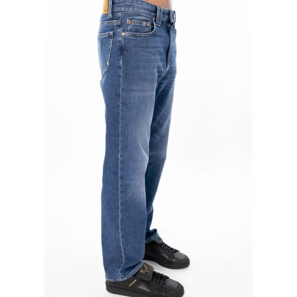 Wise Vintage Wash Straight Jeans