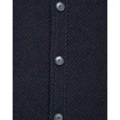 Wool Herringbone Overshirt
