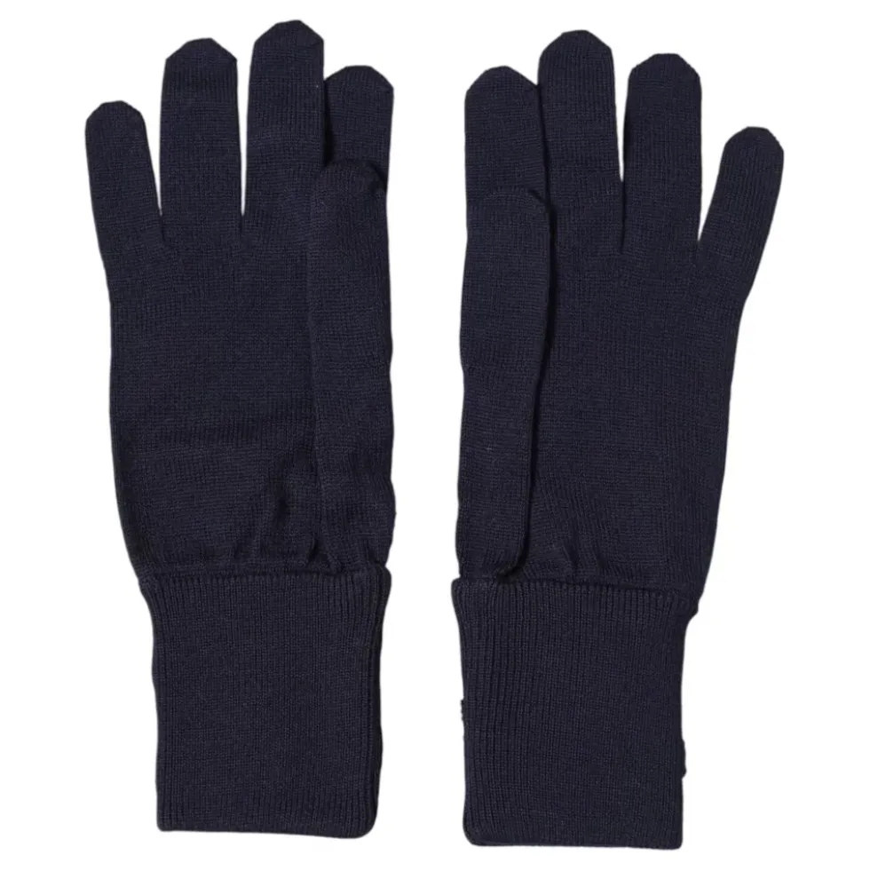 Wool Knit DGLovesLondon Embroidered Mitten Gloves