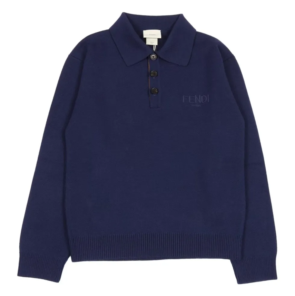 Wool Knit Polo