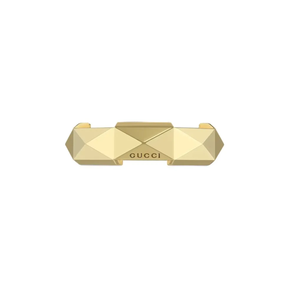 YBC662184001 - 18kt gult guld - Link to Love studded ring