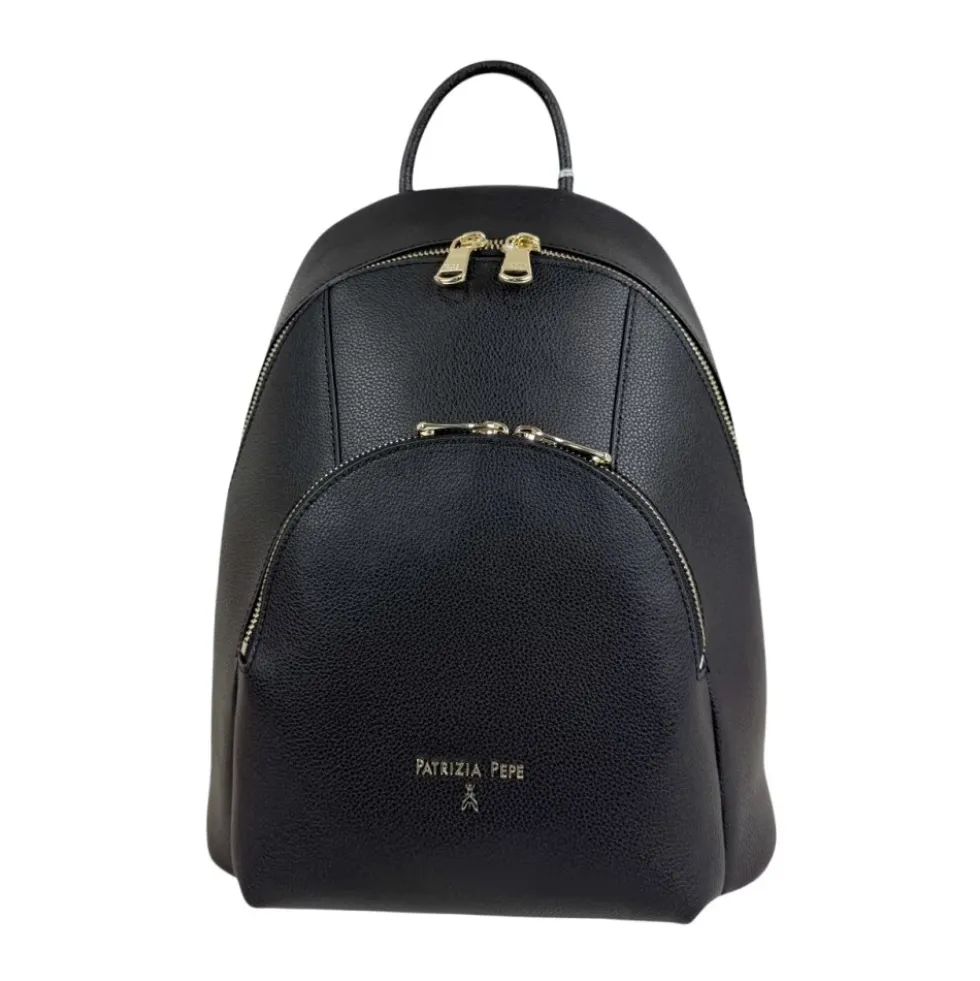 Zaino 2 Zip in Pelle