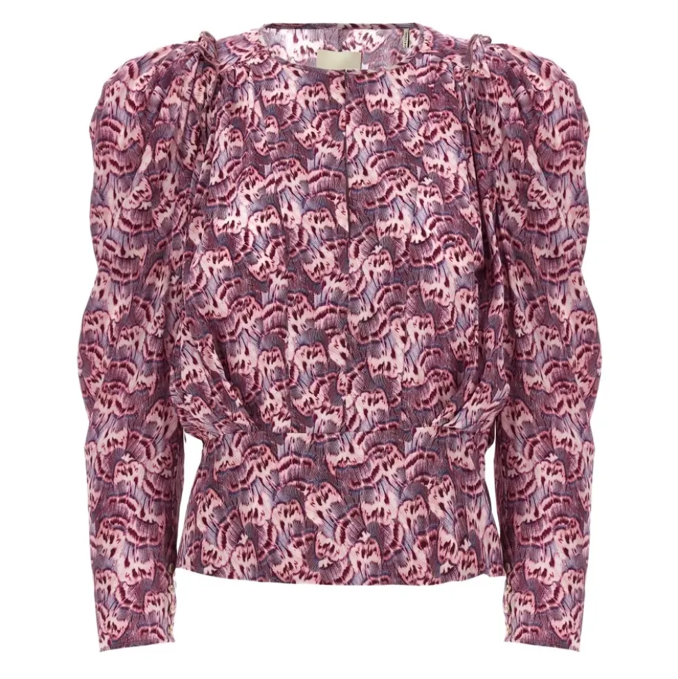 Zarga Stretch Silk Bluse
