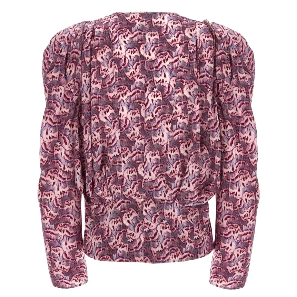 Zarga Stretch Silk Bluse