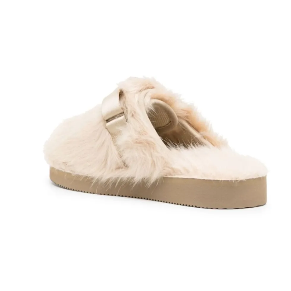 Zavo 2-EU Faux-Fur Slides