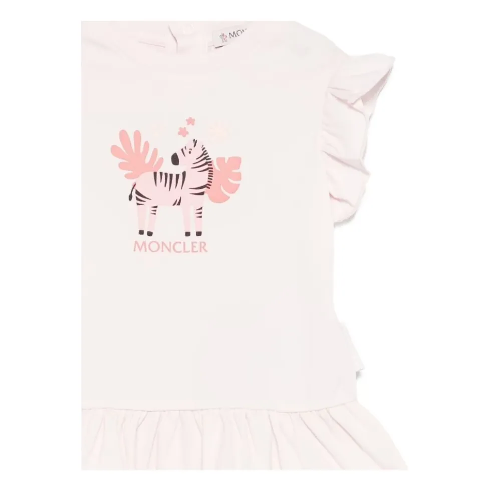 Zebra Print Bomuldskjole