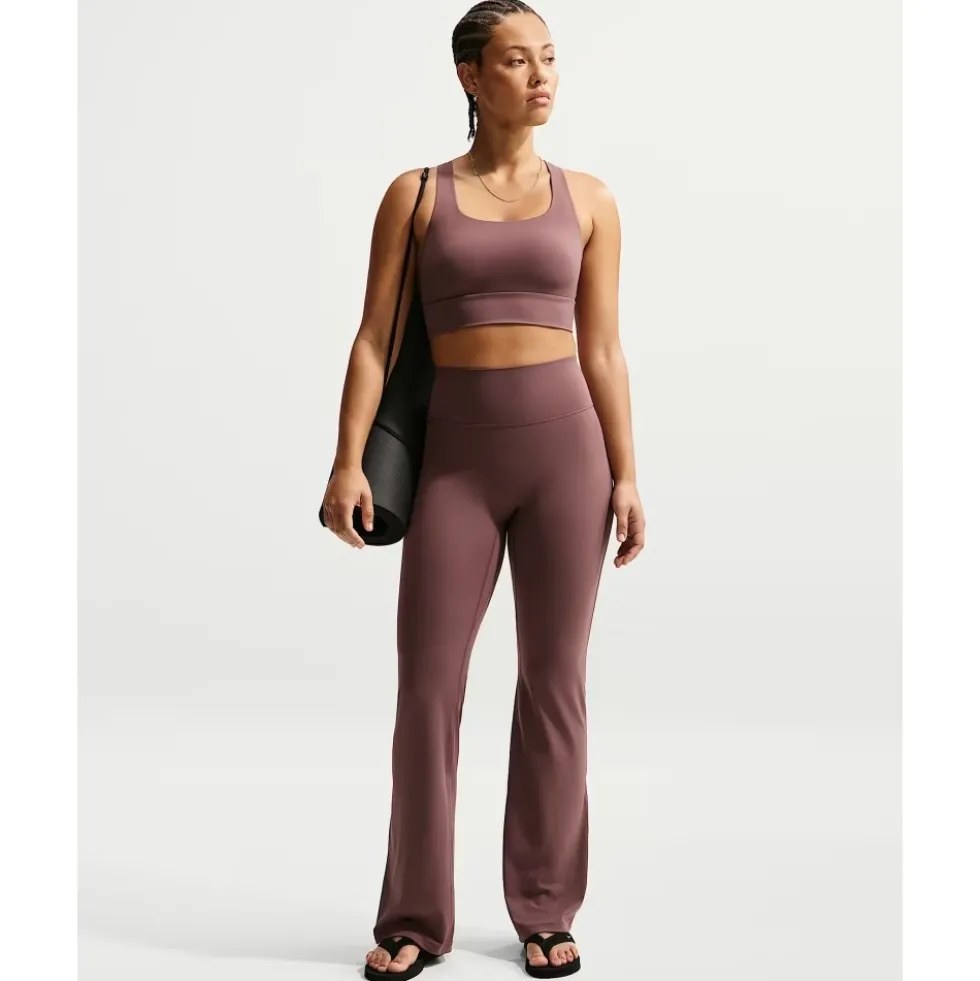 Zenvy High-Waisted Flared Leggings