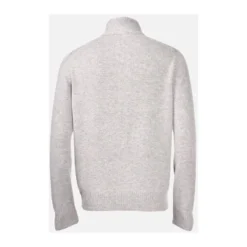 Zip and Button Cardigan