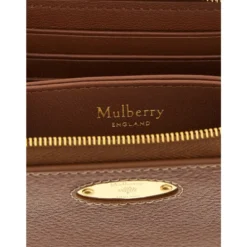 Zip-Around Hammered Leather Wallet