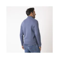 Zip Cardigan med ståkrave
