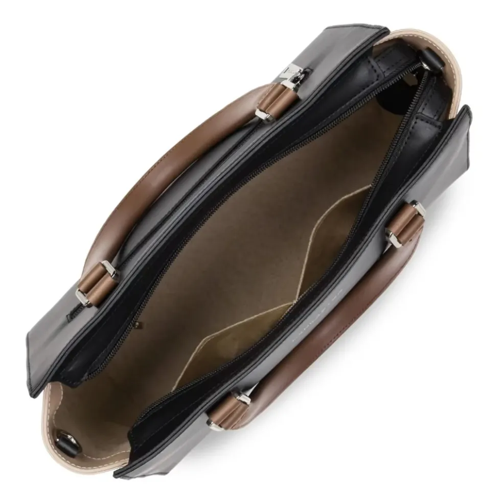 Zipped Handbag M Smooth