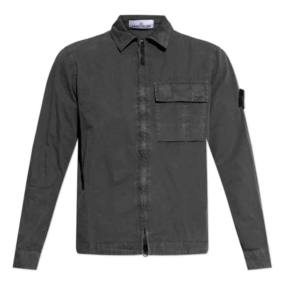 Zip-up Overshirt
